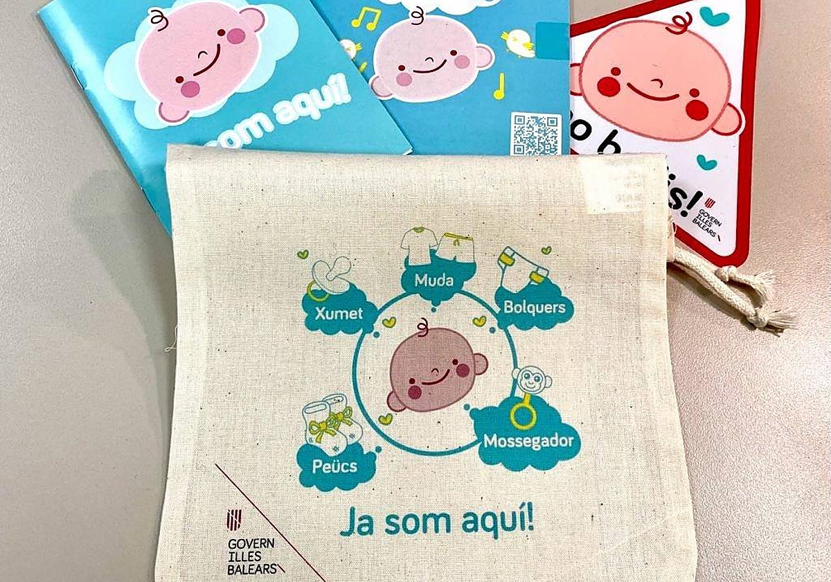 El kit que obsequiará el Gover balear a los recién nacidos