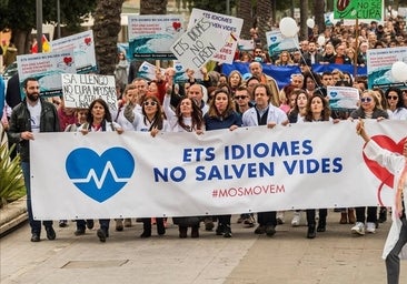 Baleares reconoce que el catalán es una traba para encontrar sanitarios