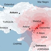 Mapa del terremoto en Turquía y Siria: análisis en gráficos de las zonas afectadas por el seísmo