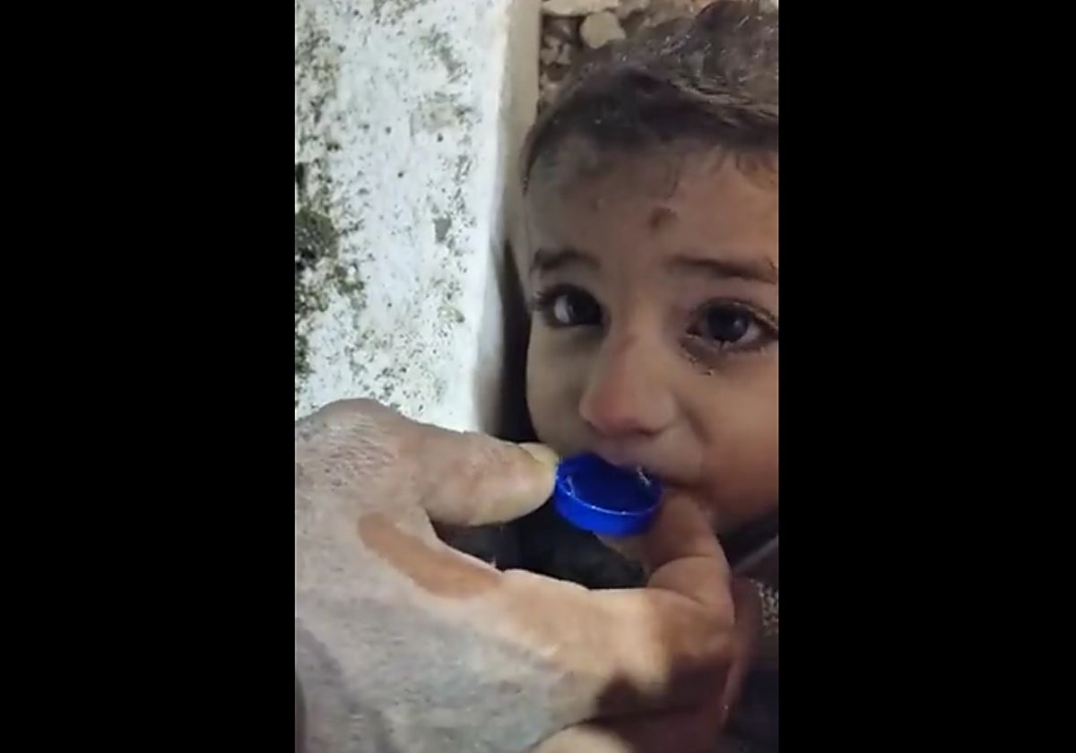 Muhammed Ahmed en el video compartido en las redes sociales