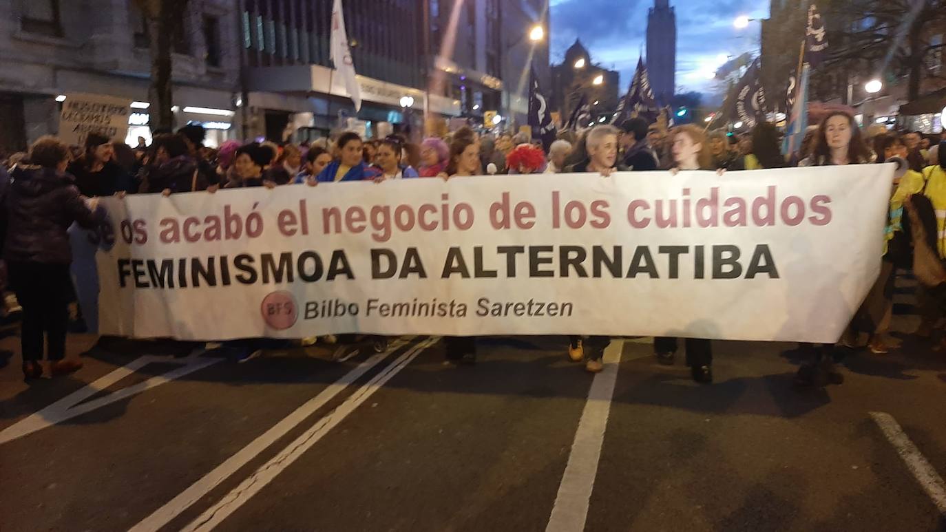 Manifestación del 8-M en Bilbao