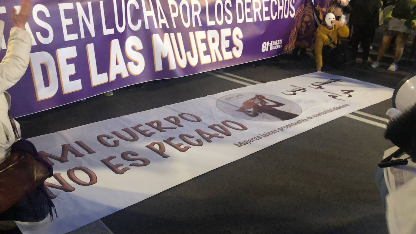 Manifestación crítica con el Gobierno en Madrid