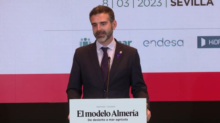 Fernández-Pacheco destaca el "modelo de éxito" de Almería a pesar de contar con "escasos recursos"