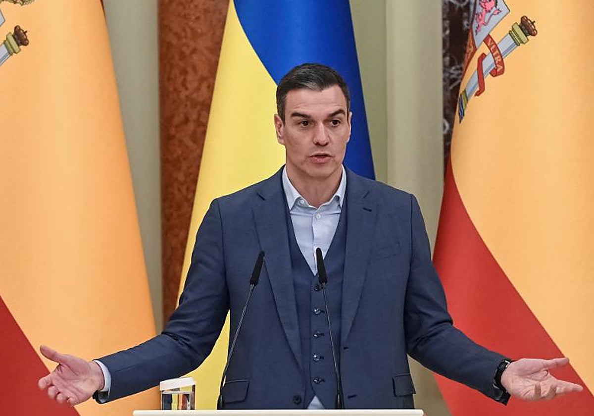 El presidente del Gobierno, Pedro Sánchez