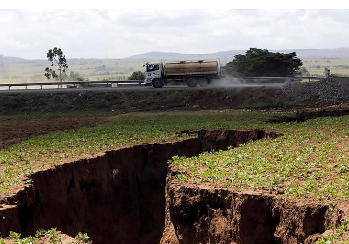 El Rift africano es una fractura geológica de casi 5.000 kilómetros