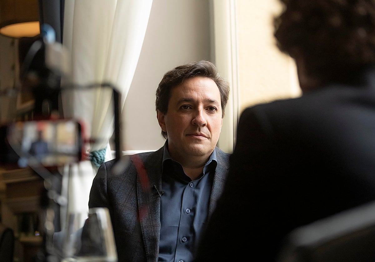 El vicepresidente mundial de IBM, Darío Gil, durante la entrevista