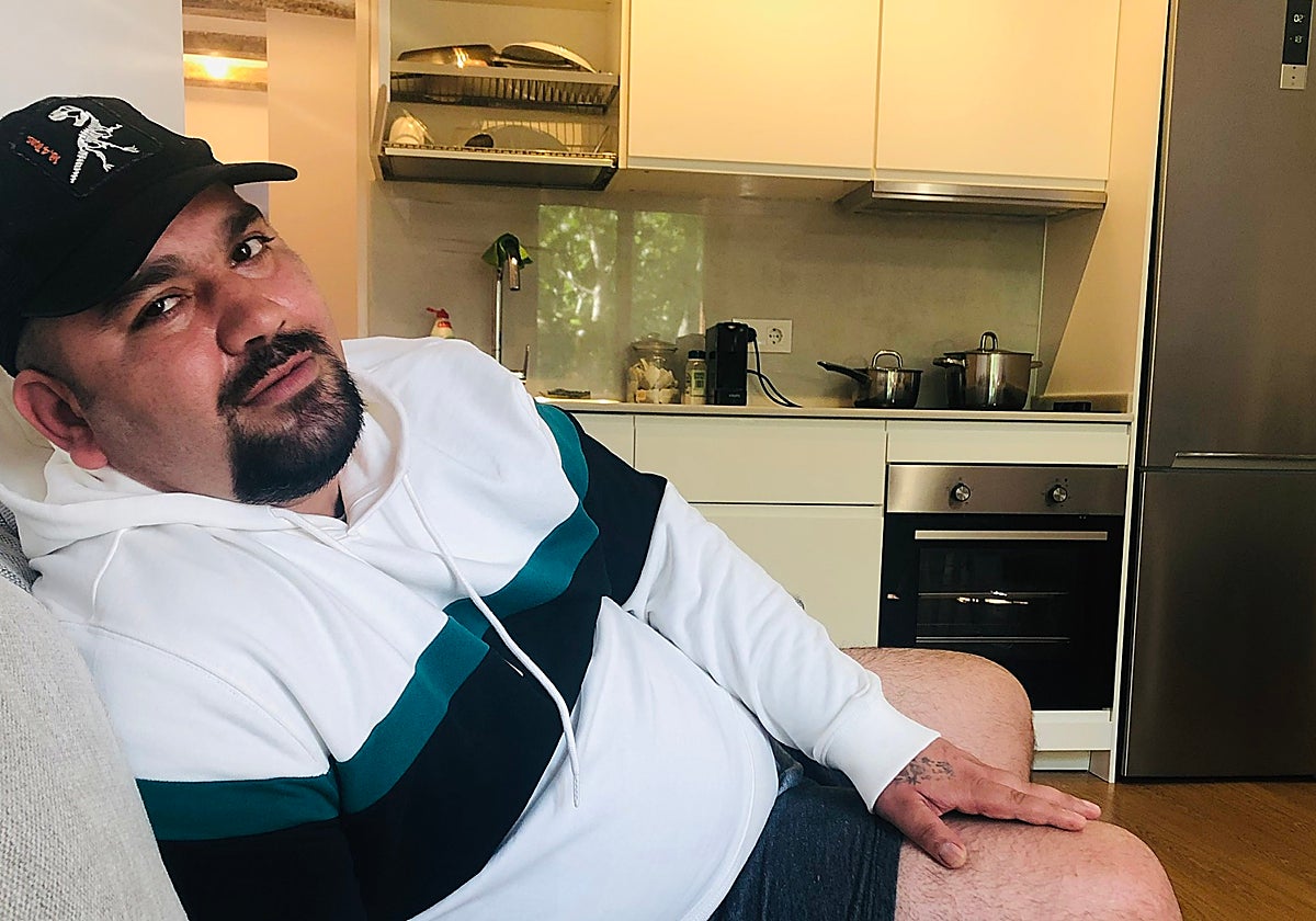 Saimir Sula en una foto cedida por su hermana