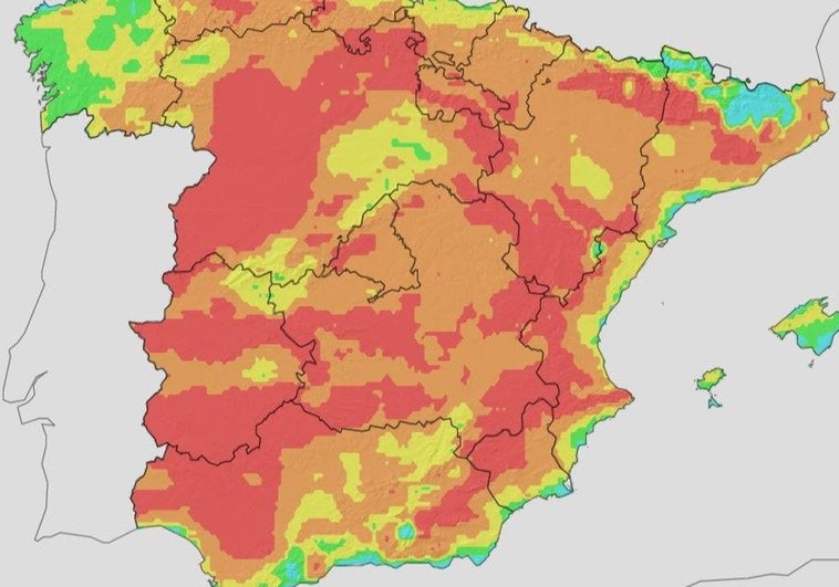 La Aemet avisa: amplitud térmica de récord y «riesgo extremo» en hasta 10 comunidades