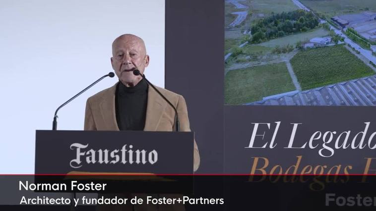 Norman Foster y Bodegas Faustino diseñan un proyecto único en torno al vino