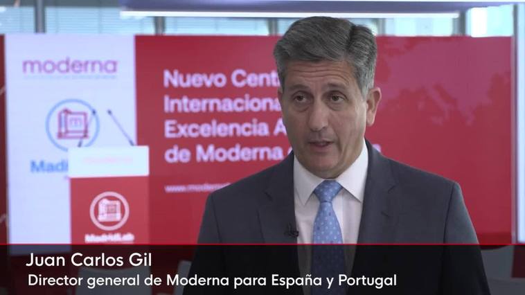 El Ministro de Sanidad inaugura en Madrid el mayor laboratorio de Moderna fuera de EE.UU