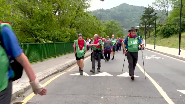 Marcha a pie desde Bilbao a Vitoria para exigir pensiones de 1.080 euros