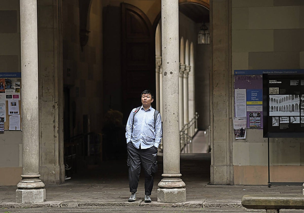 Estudiante extranjero en la Universidad de Barcelona