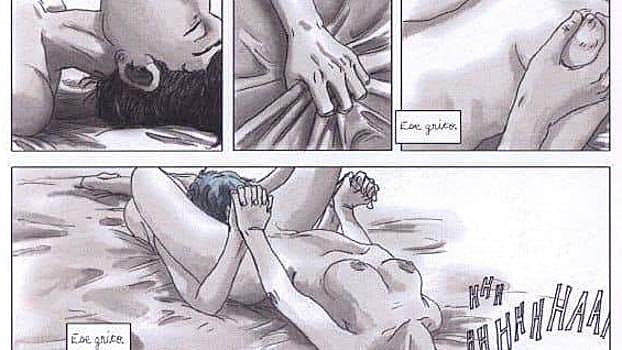 Viñetas del libro titulado 'El azul es un color cálido'