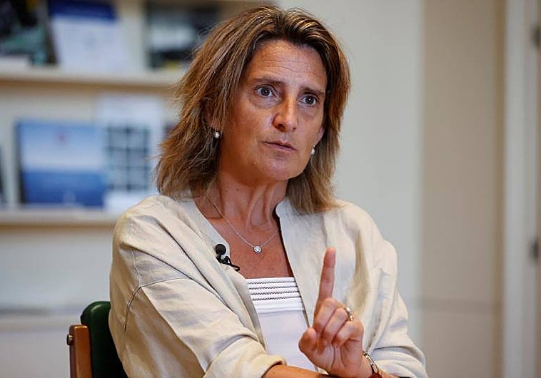 La ministra para la Transición Ecológica y el Reto Demográfico, Teresa Ribera