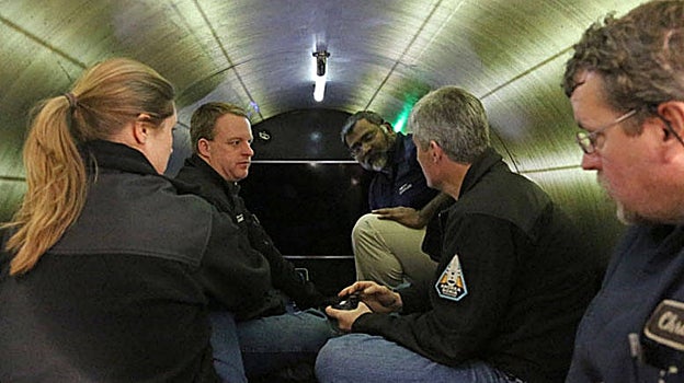 Espacio para los pasajeros del Titán