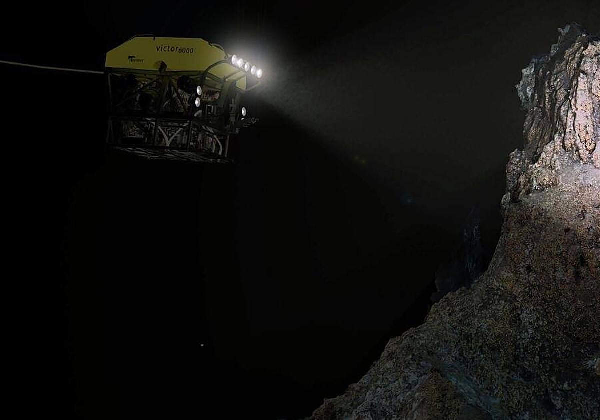 El submarino Victro 6000 en acción