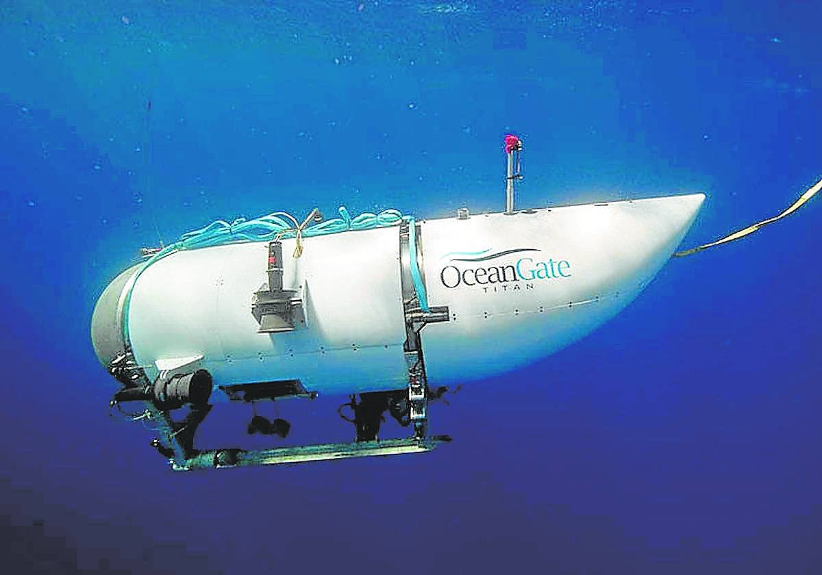 El submarino Titán, de la empresa Ocean Gate