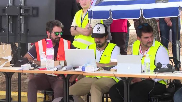 La Comunidad de Madrid muestra el primer vuelo de drones para transporte de material sanitario