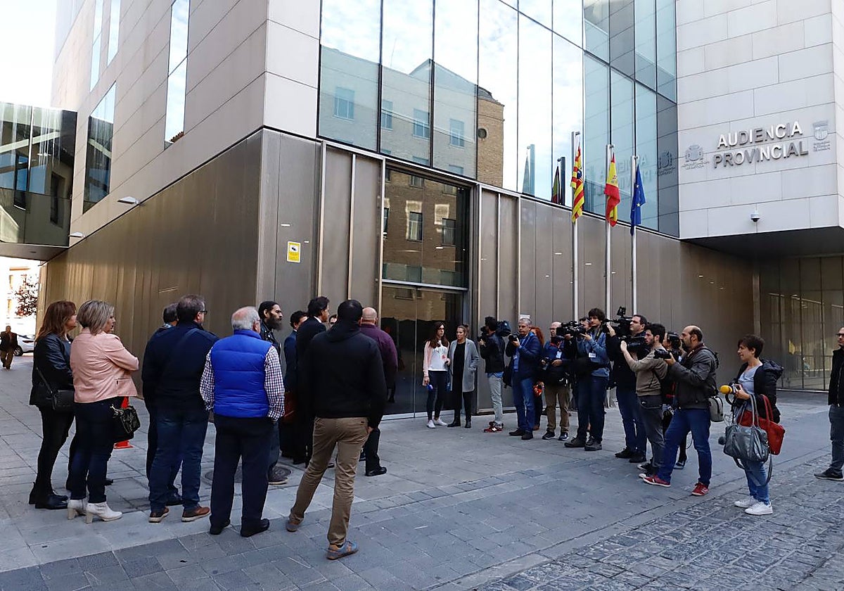 Audiencia provincial de Zaragoza en una imagen de archivo