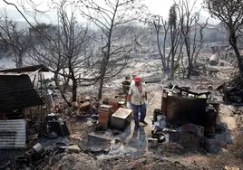 Grecia ha tenido que hacer frente a 300 incendios forestales en cinco días en medio de una ola de calor