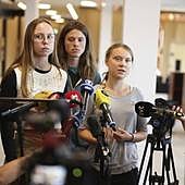 Greta Thunberg, juzgada por desobedecer a la policía sueca durante una manifestación