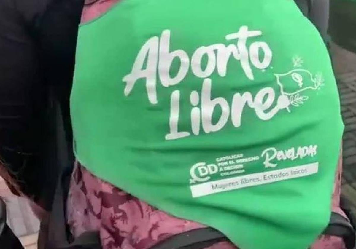 Imagen de archivo de una manifestación a favor del aborto legal en Perú en 2021