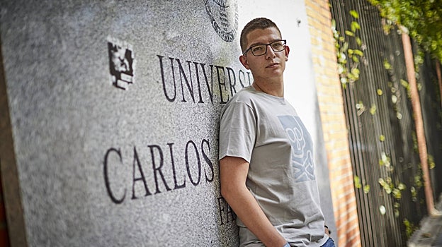 Noé Benavent Bernal vivió en primera persona en la UAB la violencia de los independentistas. «Nunca había visto algo tan radical»