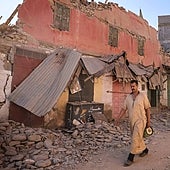 La ayuda llega a Marruecos cuando los rescates ya son un milagro