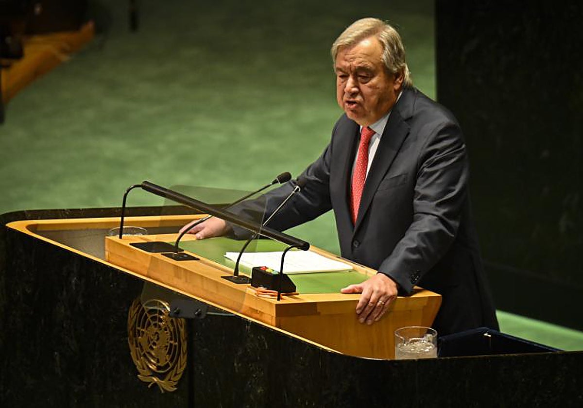 El secretario general de la ONU, Antonio Guterres