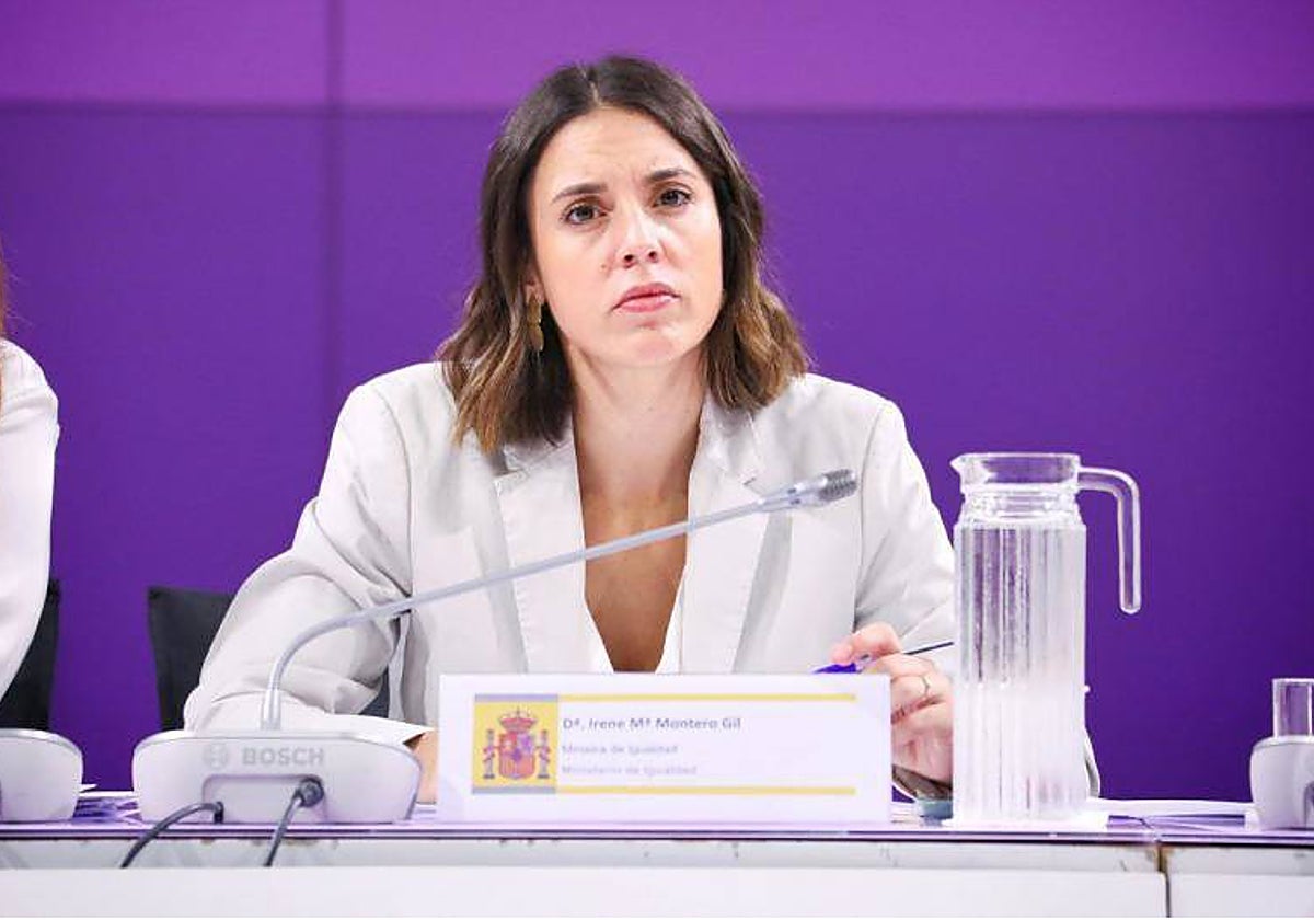 La ministra de Igualdad, Irene Montero