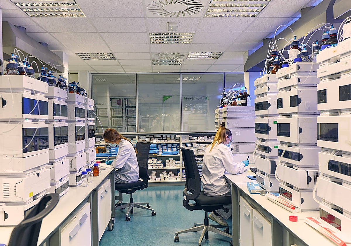 Un laboratorio farmacéutico