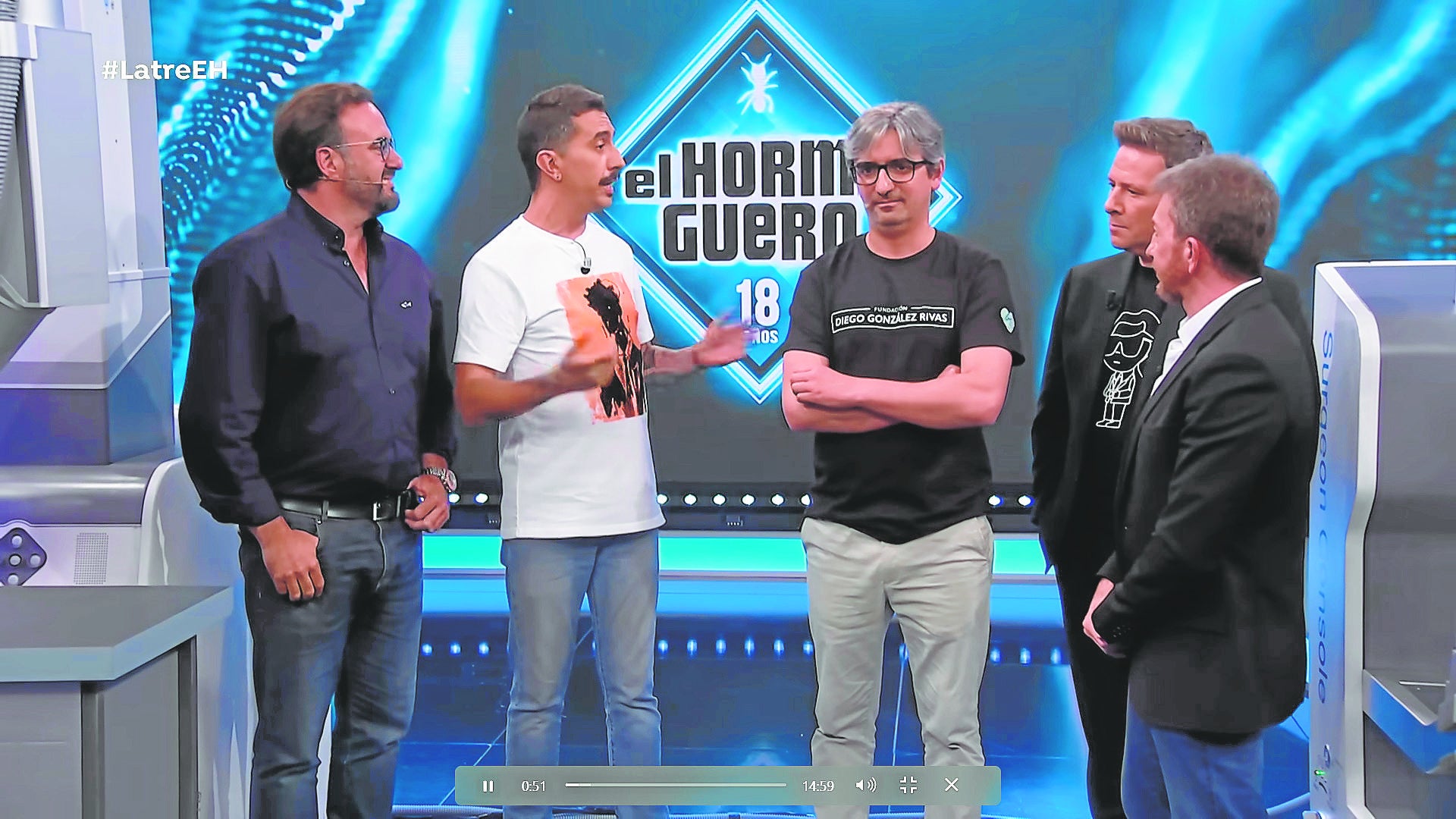 En el plató de El Hormiguero, donde presentó el robot Shurui