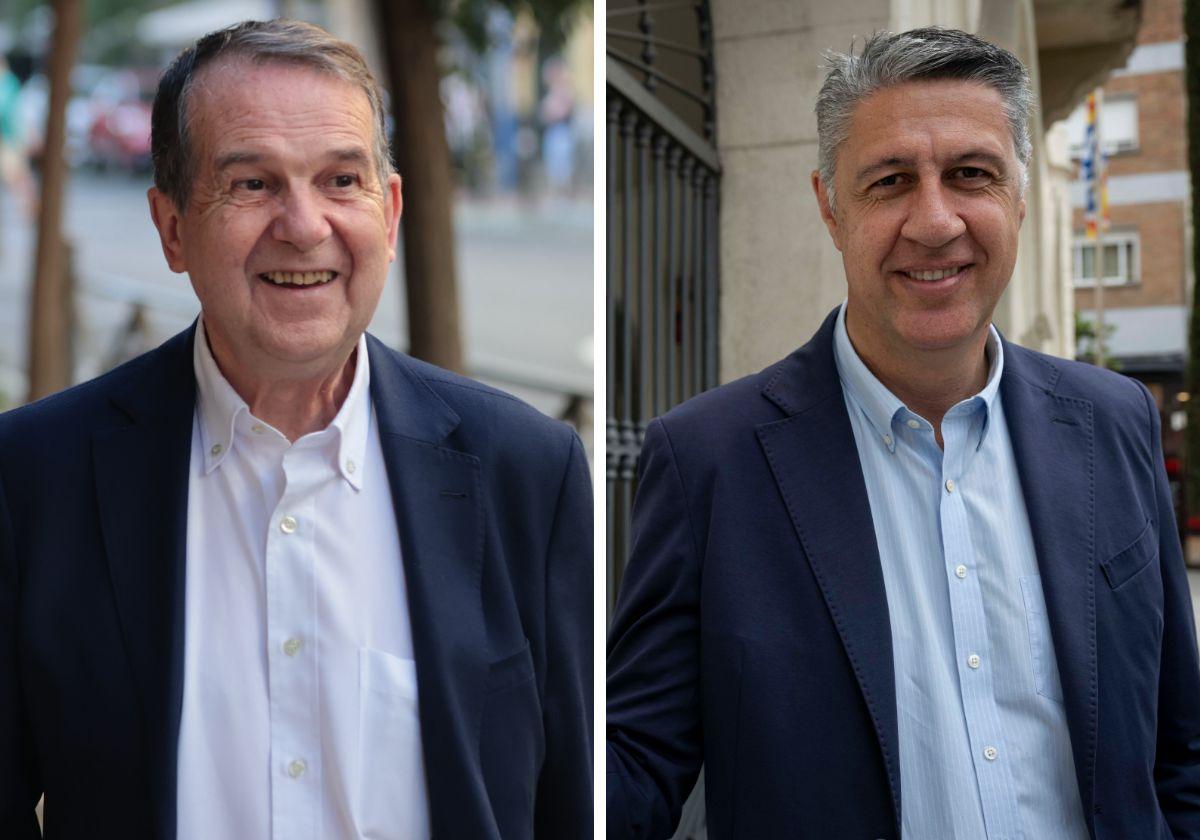 Abel Caballero y Xavier García Albiol, alcaldes de Vigo y Badalona respectivamente