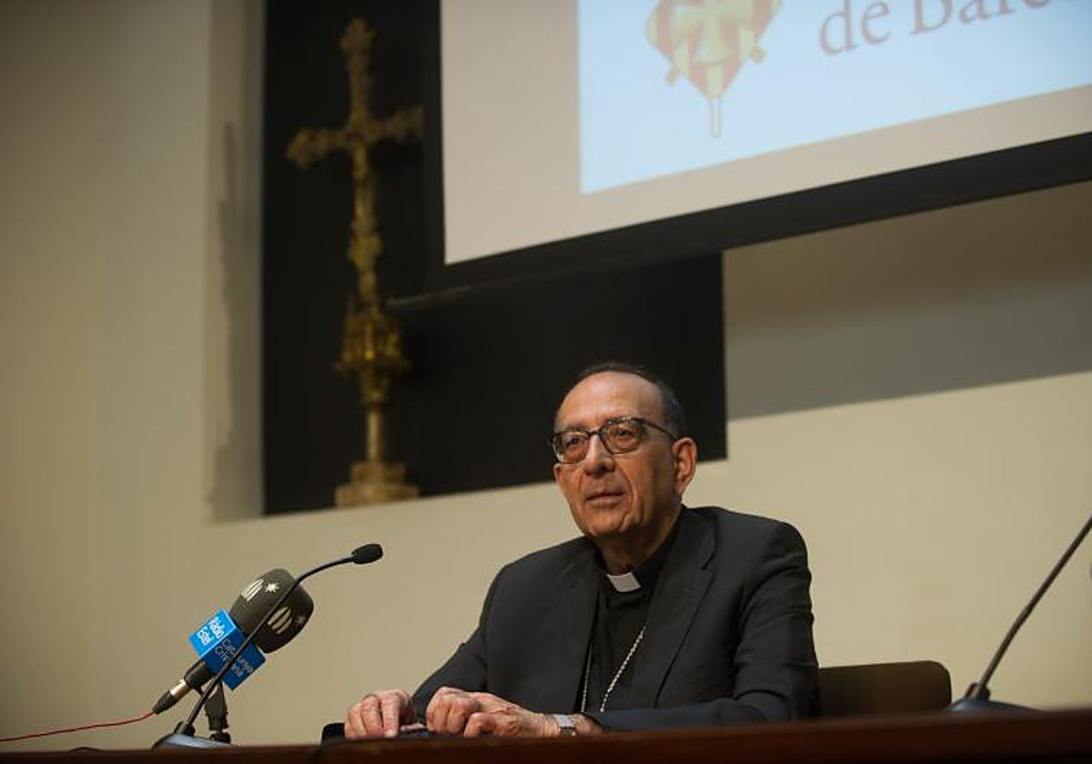 El presidente de la Conferencia Episcopal Española (CEE) y cardenal arzobispo de Barcelona, Juan José Omella