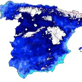 La Aemet avisa de la llegada de un nuevo frente a España: las capitales de provincia con temperaturas bajo cero y lluvias hoy