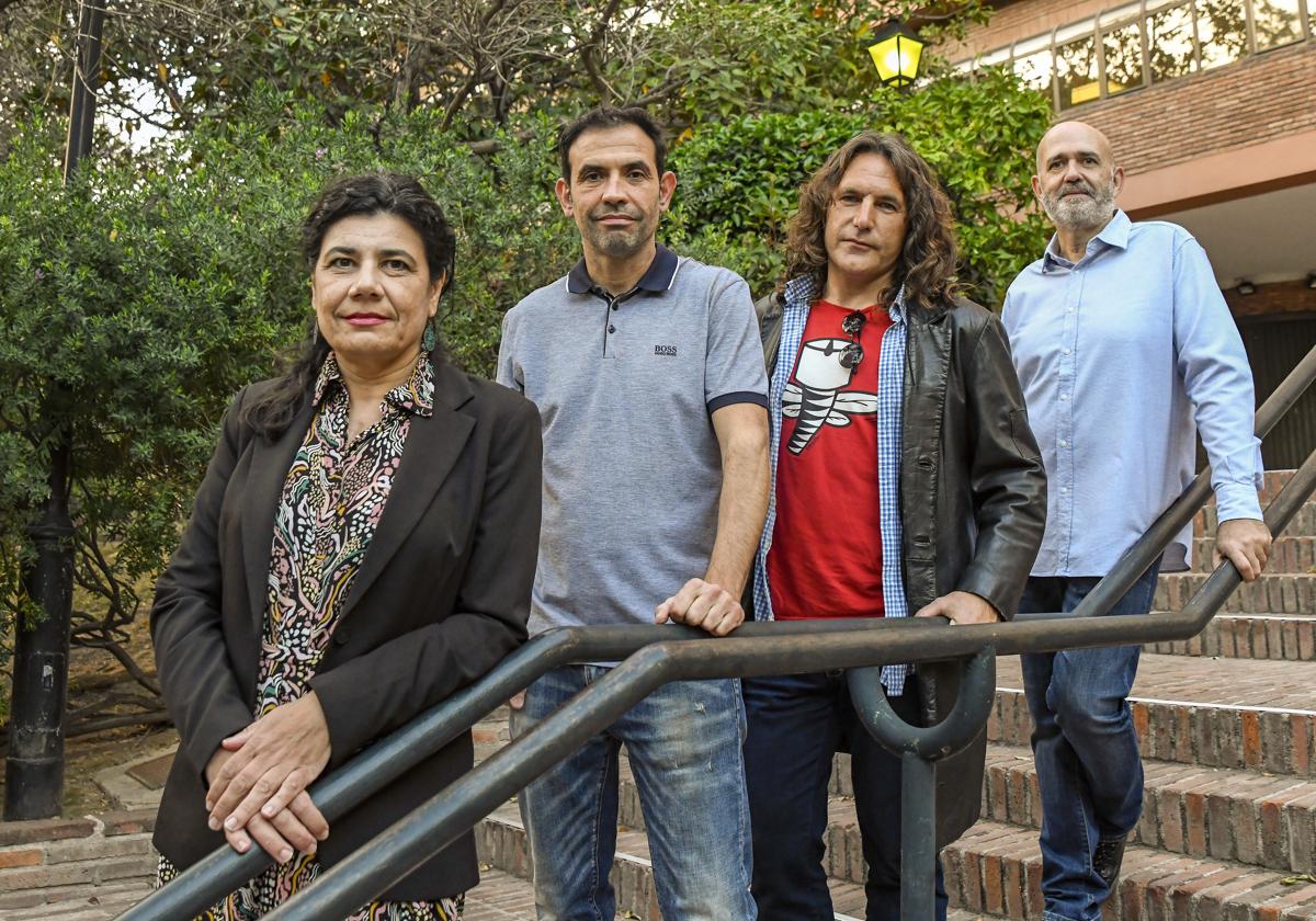 Ana Losada, Jordi López, Javier Pulido y Carlos Silva