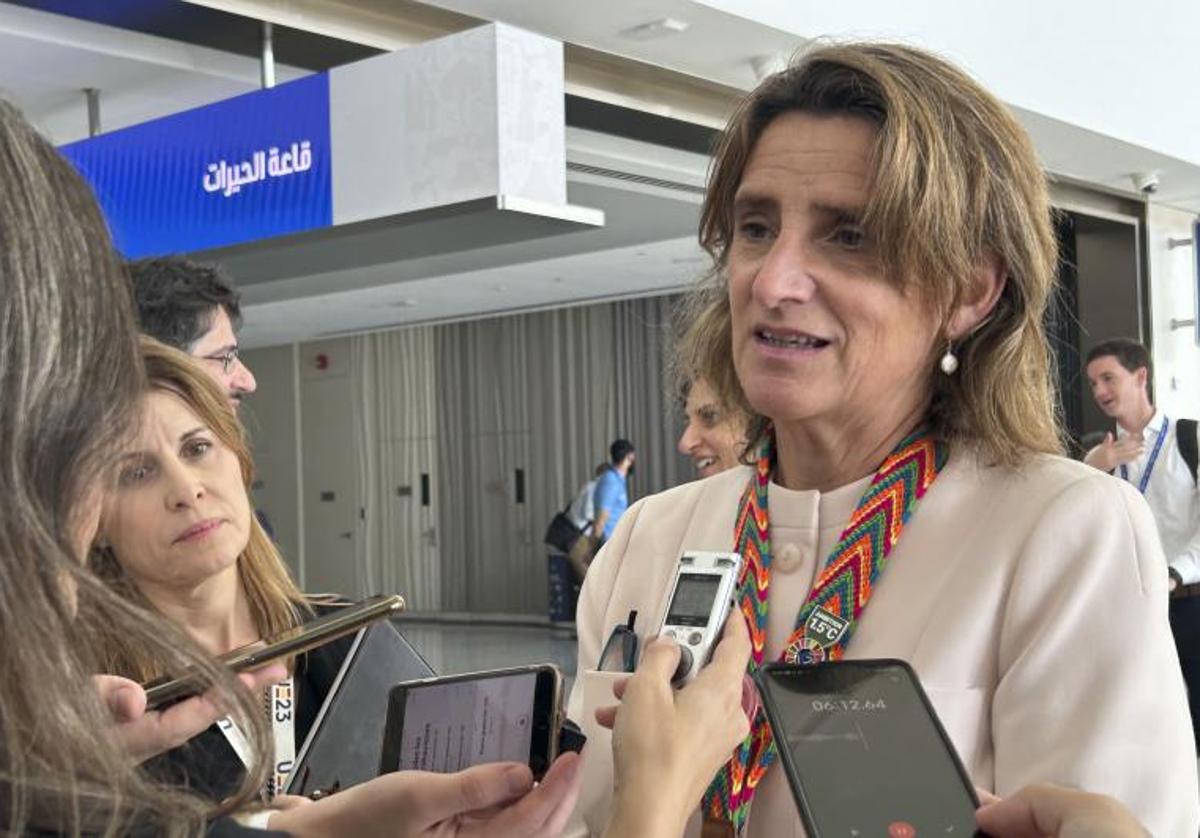 La ministra de Transición Ecológica, Teresa Ribera