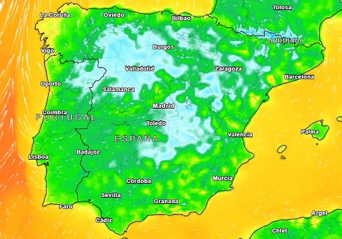 La previsión de la Aemet para el 27 de diciembre