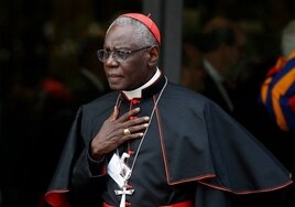El cardenal Sarah tacha de «herejía» la aprobación del Papa para las bendiciones de parejas gais