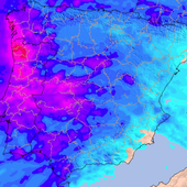 La Aemet avisa del paso de un inminente tren de borrascas: las zonas más afectadas por la lluvia