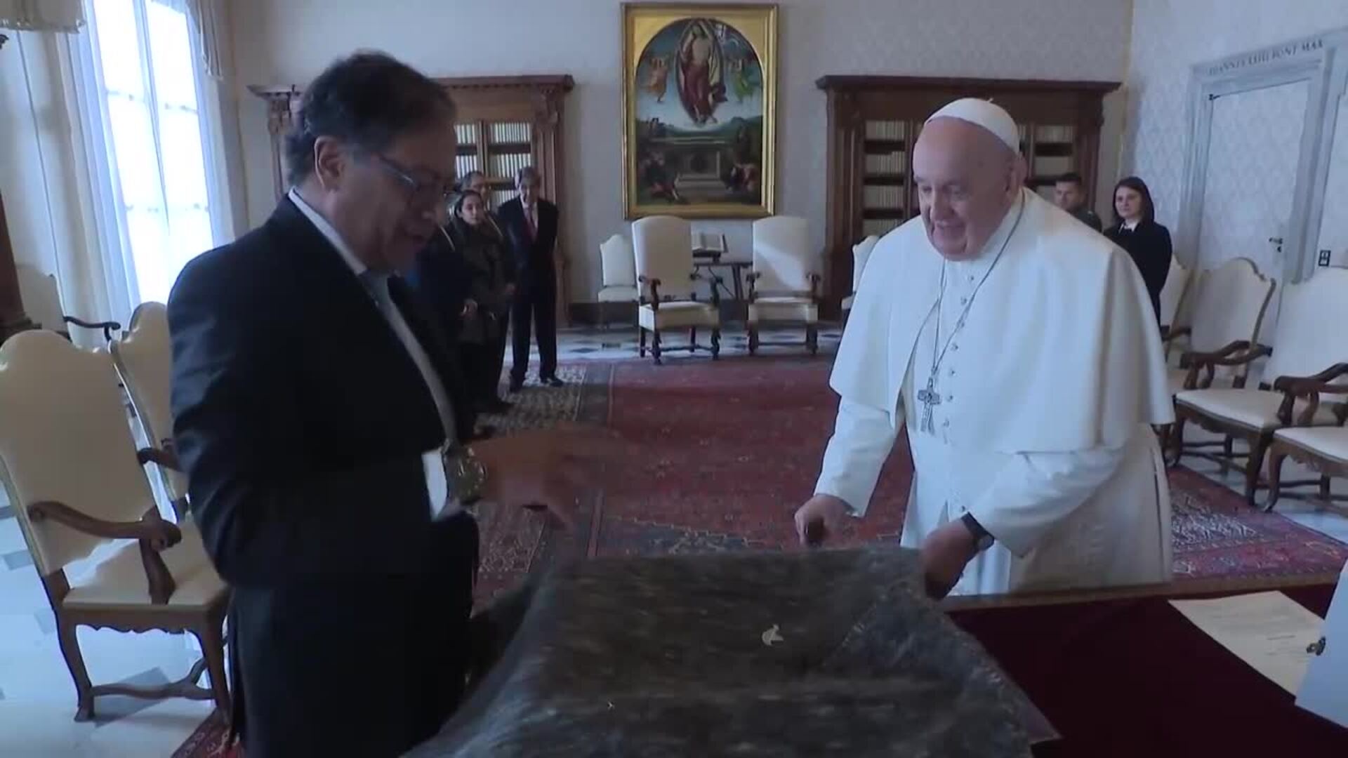 Imágenes de la reunión entre el presidente de Colombia, Gustavo Petro ...
