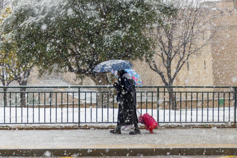 Todo Aragón, excepto el centro y sur de Huesca, en alerta por nevadas y por frío este sábado