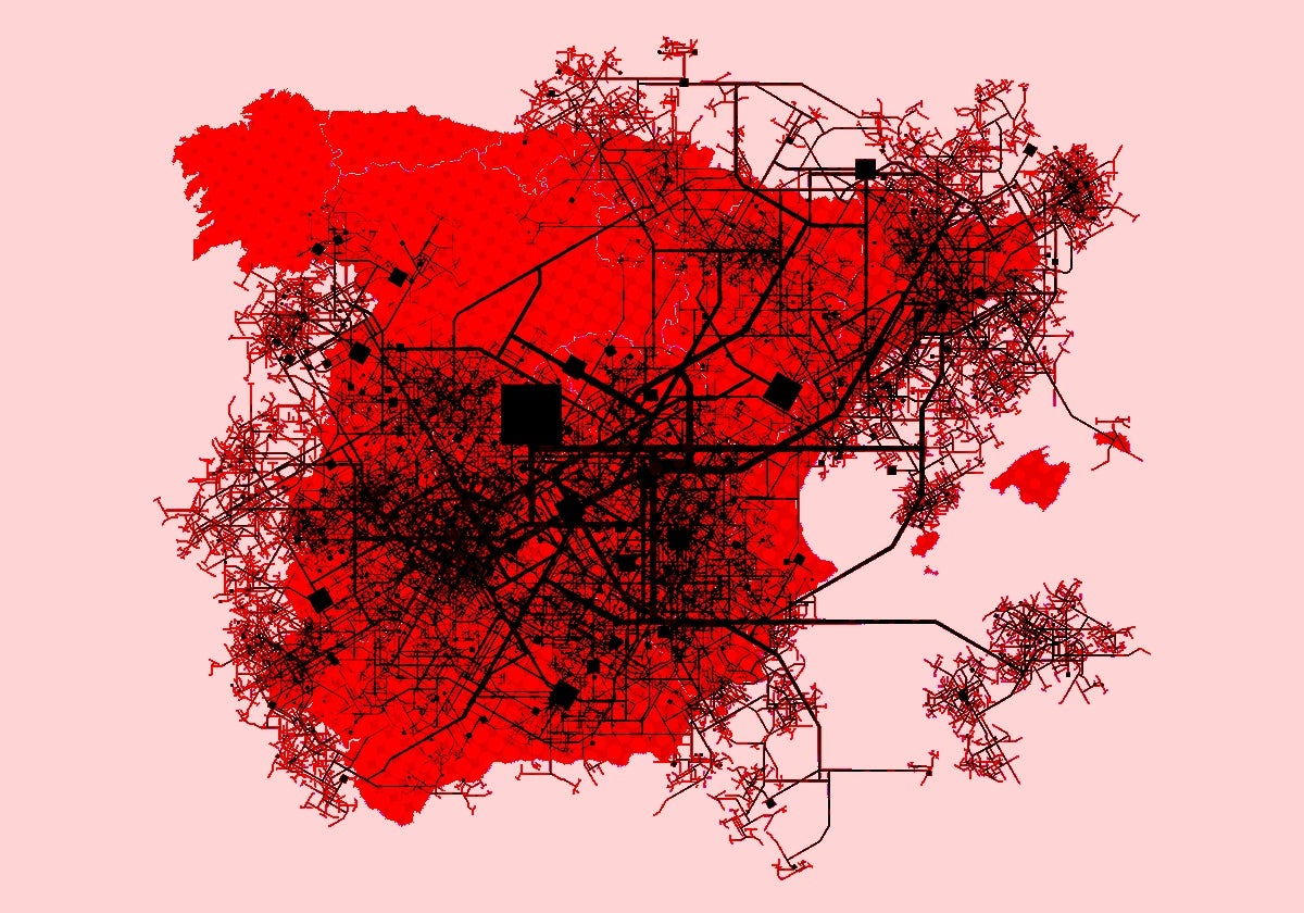 Así se ha concentrado la población española en un puñado de grandes ciudades