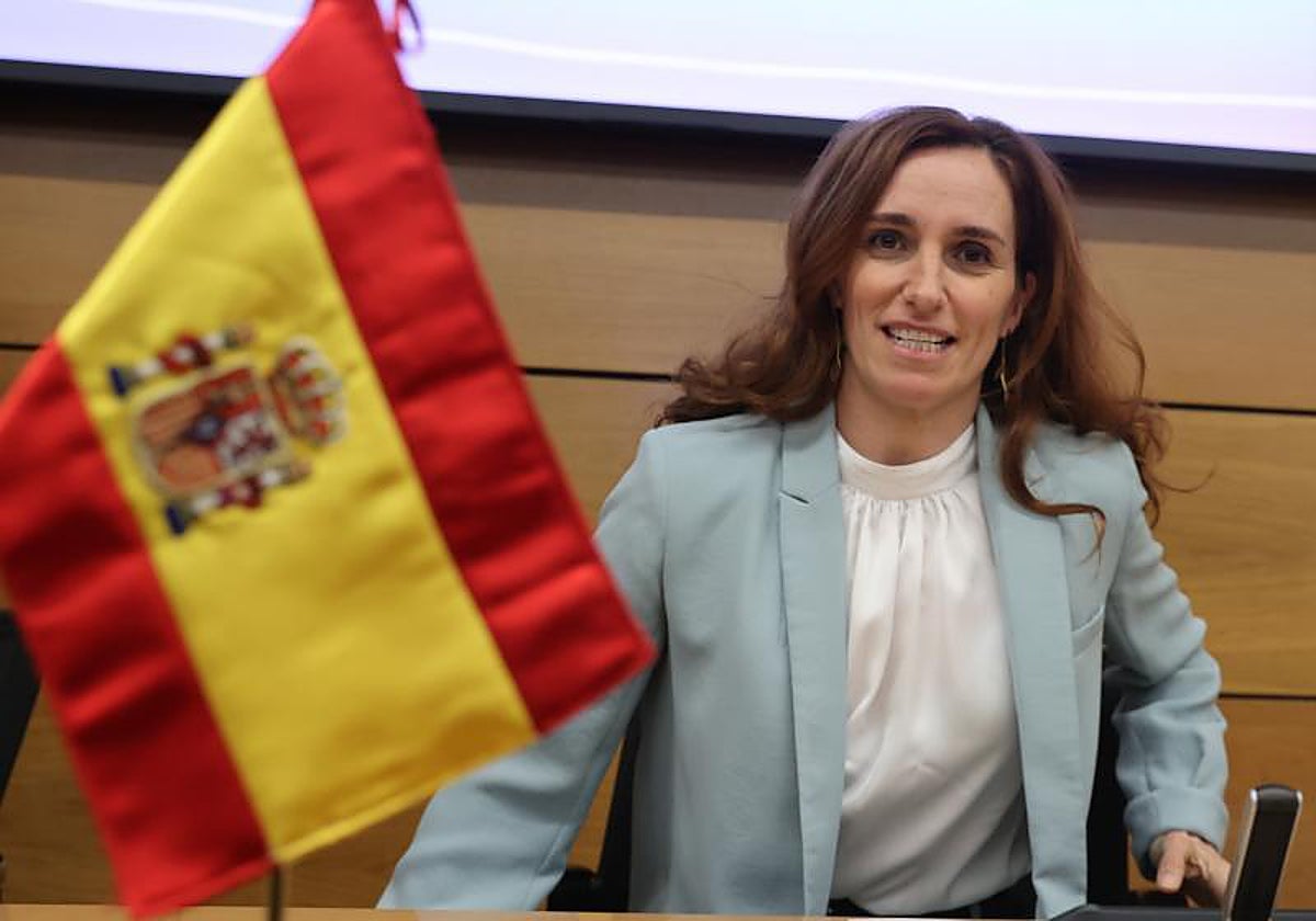 La ministra de Sanidad, Mónica García, este viernes