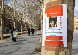 Policía y Guardia Civil buscan por tierra y aire a Javier Márquez, el joven de 20 años desaparecido el sábado en Logroño