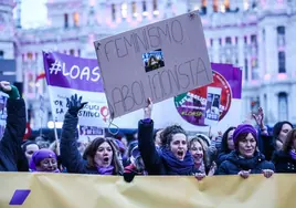Las manifestaciones por el 8M en Madrid, Barcelona y el resto de provincias, en imágenes