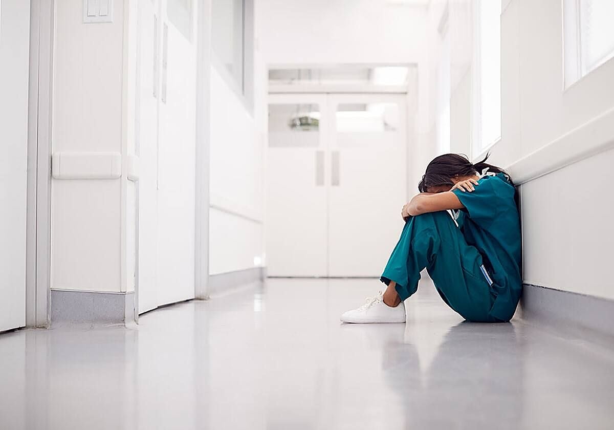 Imagen de archivo de una sanitaria en un centro médico