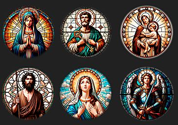 Las iglesias del norte para los santos; las del sur, para la virgen