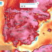 Aviso de tiempo «inestable»: hasta 30 grados y la entrada de la borrasca Olivia