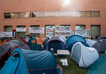 Las acampadas de estudiantes seguirán ante las «promesas vacías» de los rectores y exigen la «ruptura total» con Israel